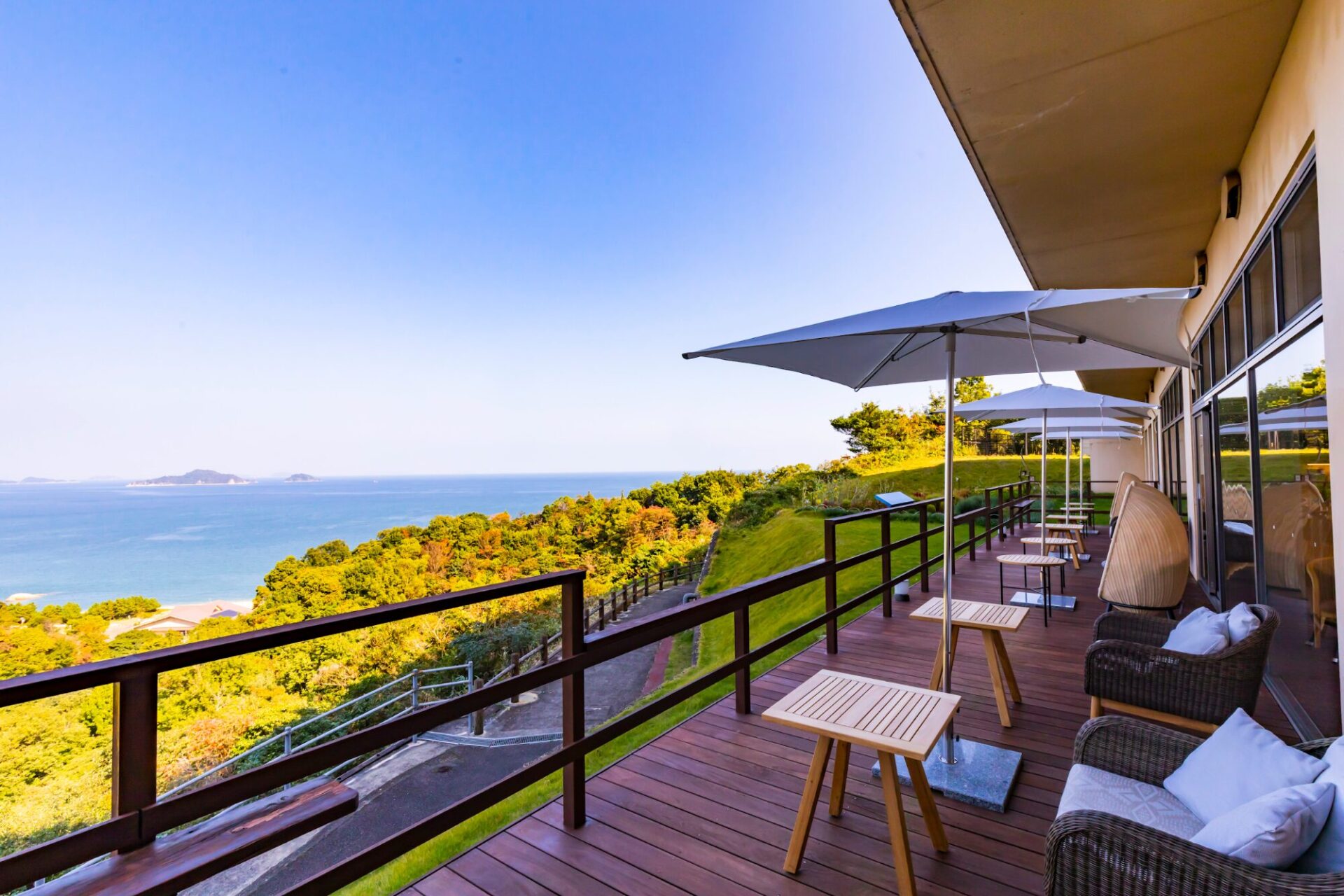 休暇村 瀬戸内東予のアウトドアリビング