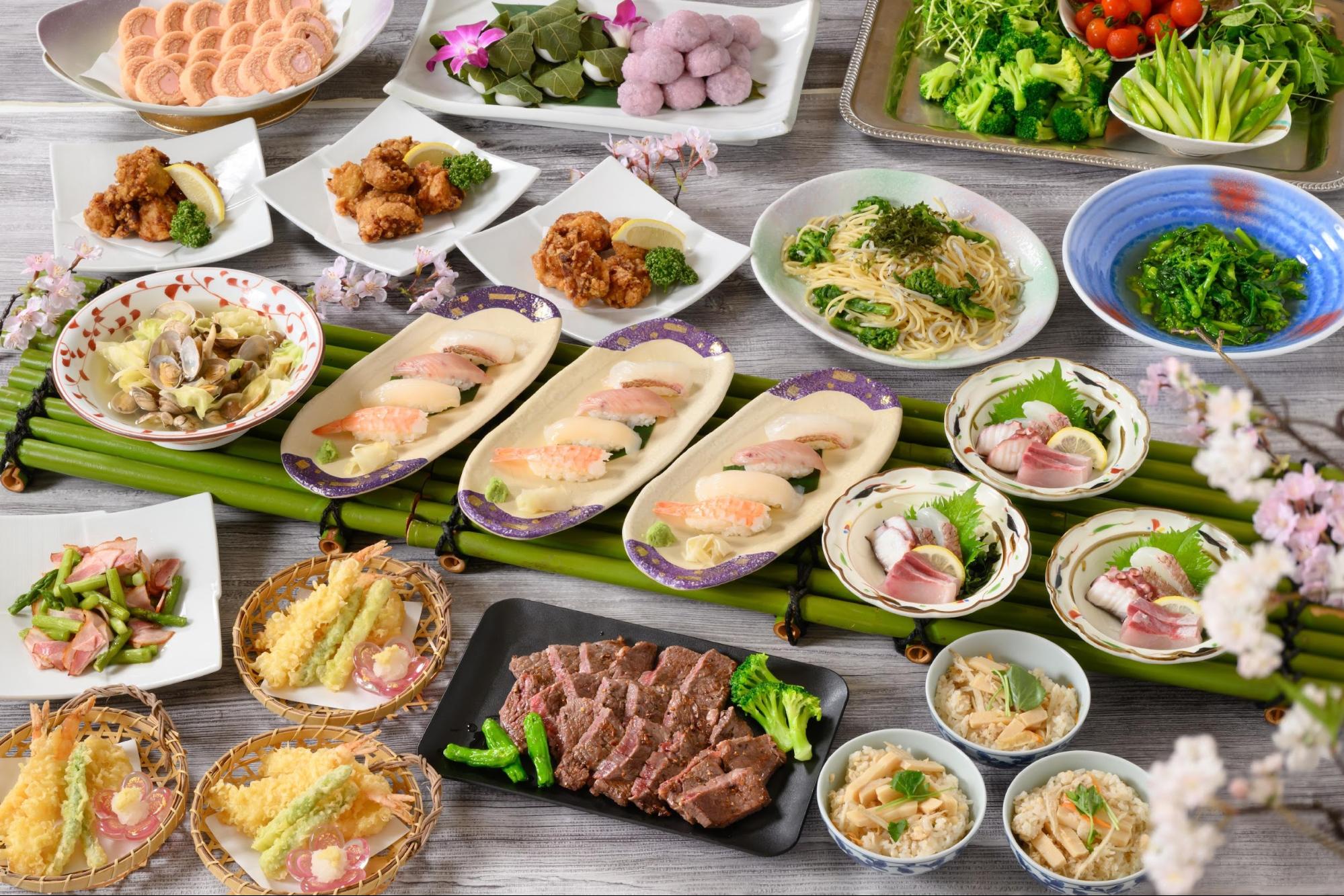 燧灘（ひうちなだ）ダイニングビュッフェの春メニュー