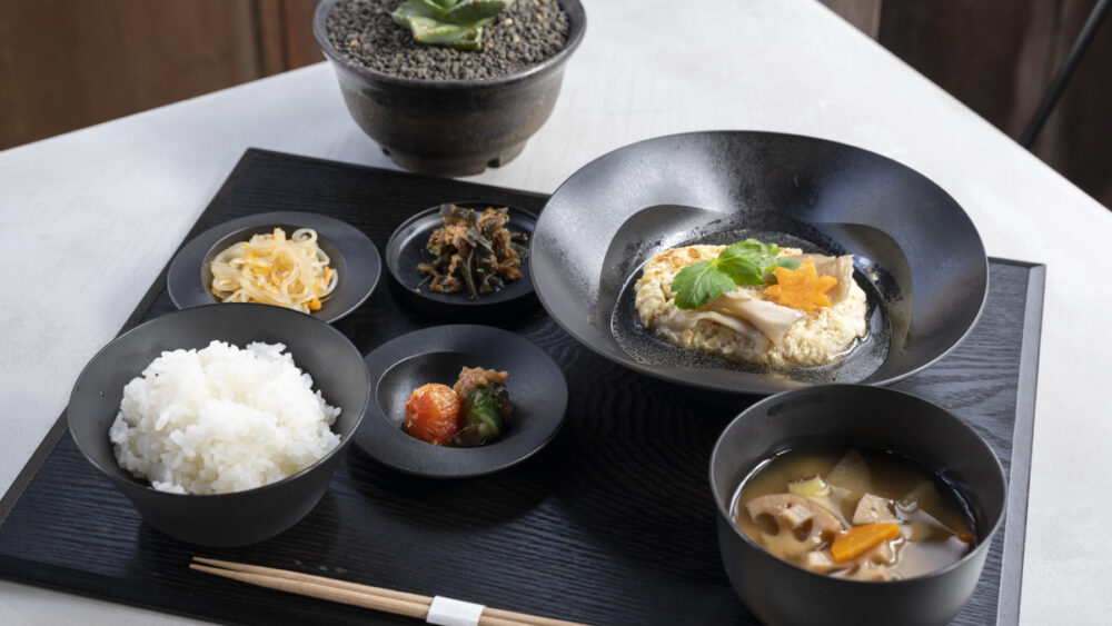 浜千鳥の豆腐ハンバーグ 和風あんかけ