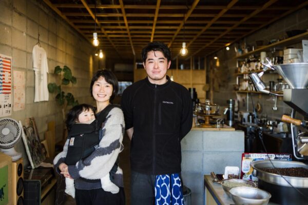 トーコーヒー西谷里歩さん・森田海斗さんご家族