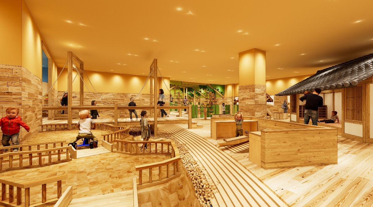 愛媛「しまなみ木のおもちゃ美術館」の内部