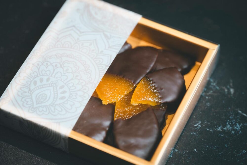 徳島県産木頭ゆずを使ったPRISM LABの木頭ゆずピールショコラ