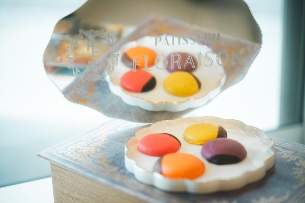 pâtisserie FLORAISONのマカロンショコララスク