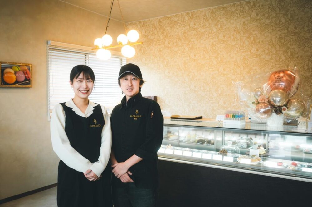 Patisserie FLORAISONのオーナーシェフ太田さん夫妻