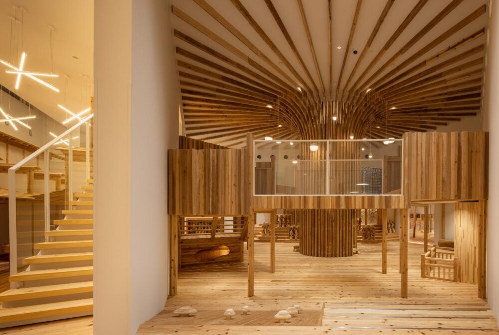 「徳島木のおもちゃ美術館」内・ごっこフォレスト