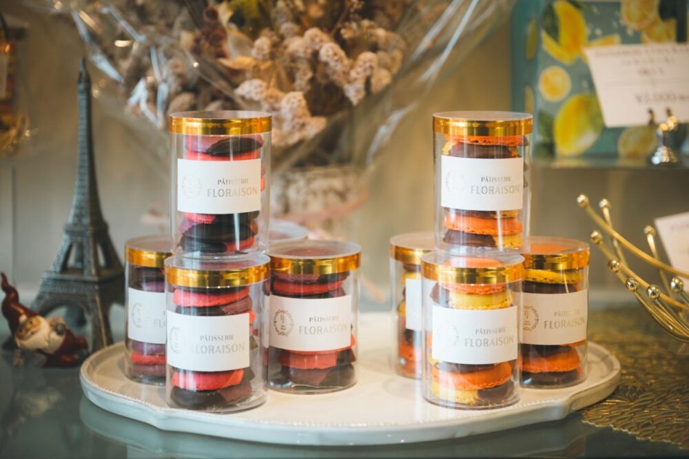 pâtisserie FLORAISONのマカロンショコララスク