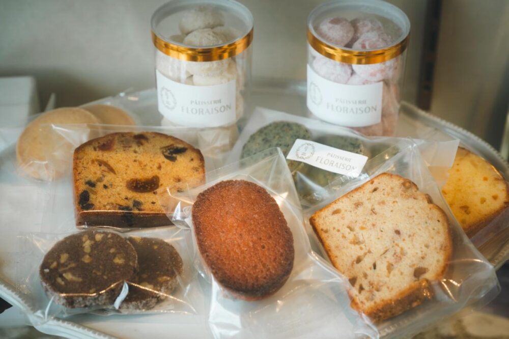 pâtisserie FLORAISONの焼き菓子