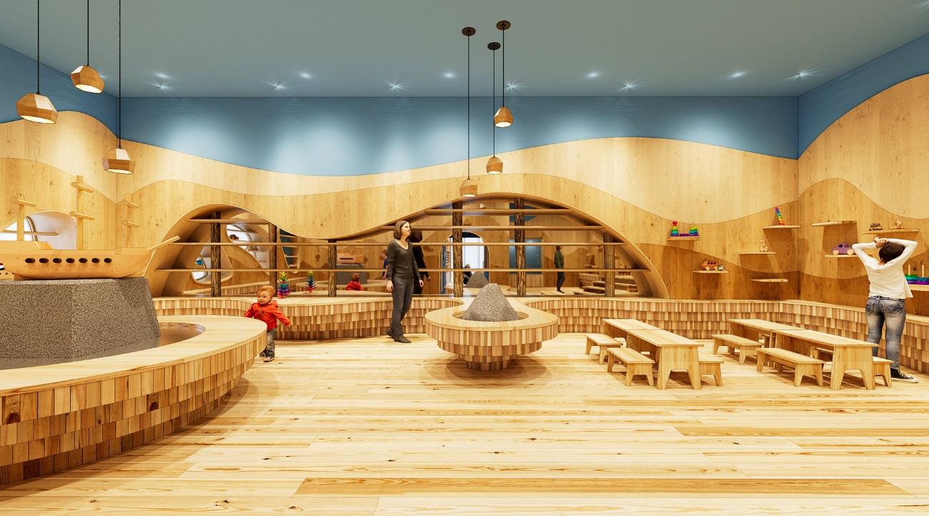 愛媛「しまなみ木のおもちゃ美術館」の館内