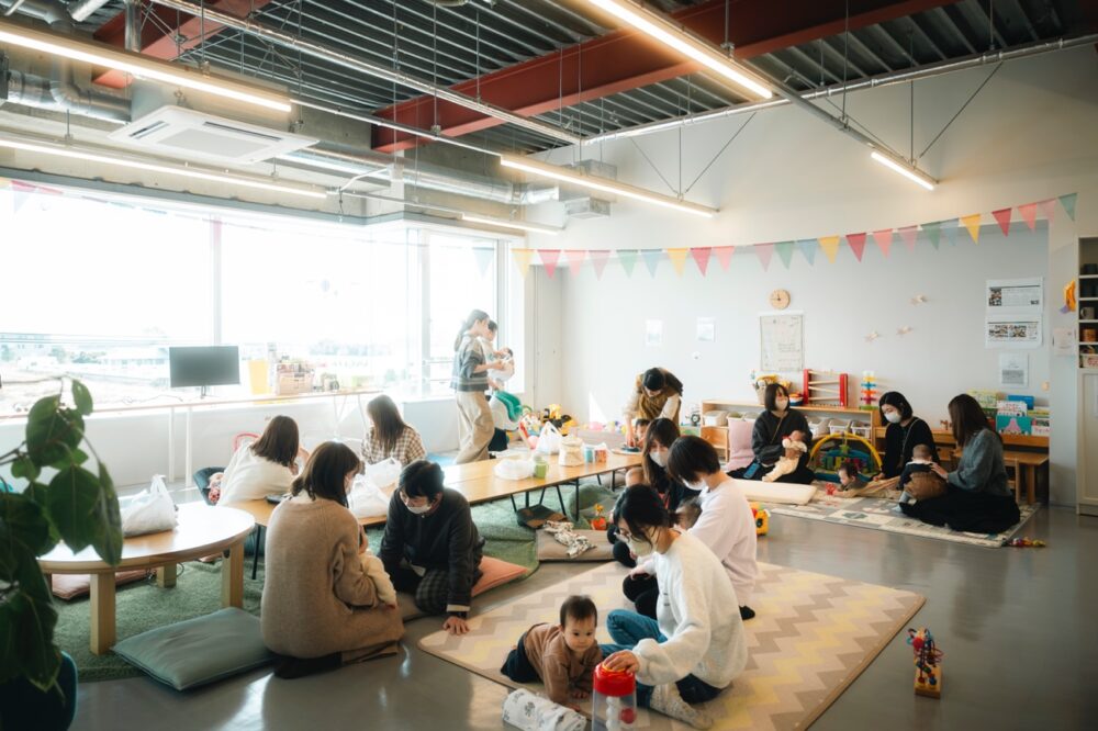 おきのすインドアパーク内にある「マチノワみんなのお茶の間」