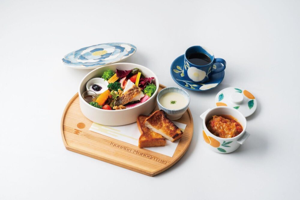 伊予灘ものがたり大洲編の食事（提供：JR四国）