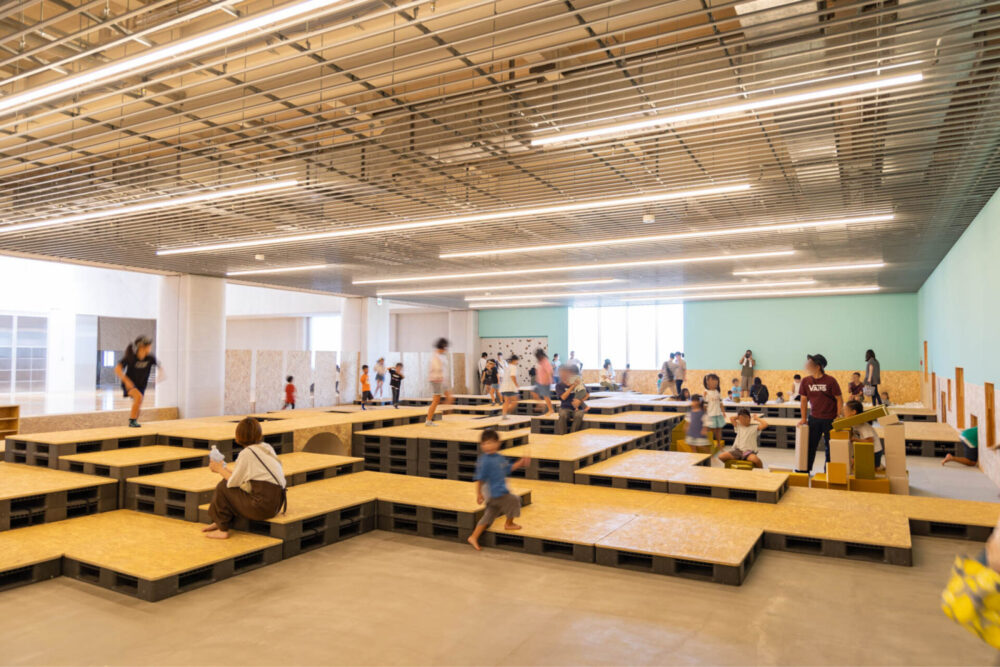 おきのすインドアパークのキッズパーク