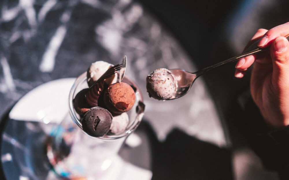 BAR TIEの「チョコパフェ」