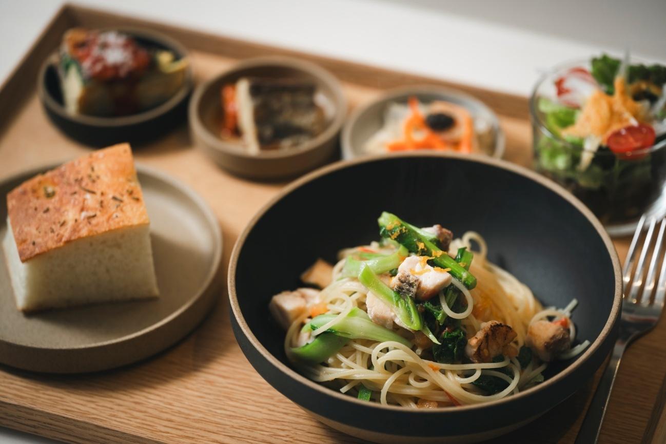 うみねこ堂内で出店しているイタリアン「Ricco」のランチセット